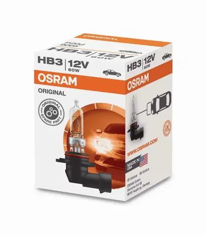 Autožárovky OSRAM HB3 9005 60W 12V P20d