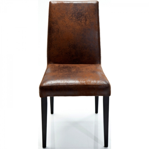 Jídelní židle KARE Design Hnědá čalouněná jídelní židle Casual Vintage