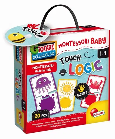 Hračky společenské hry LISCIANIGIOCH - Montessori Baby Touch - Logika