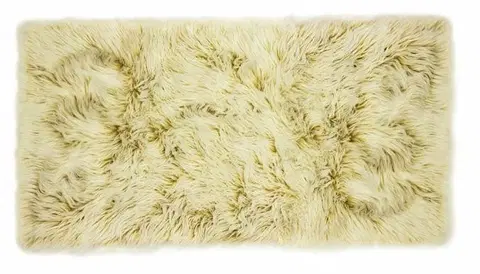 Koberce a koberečky Kontrast Kusový koberec s vysokým vlasem OMBRE 120 x 170 cm - hořčicový
