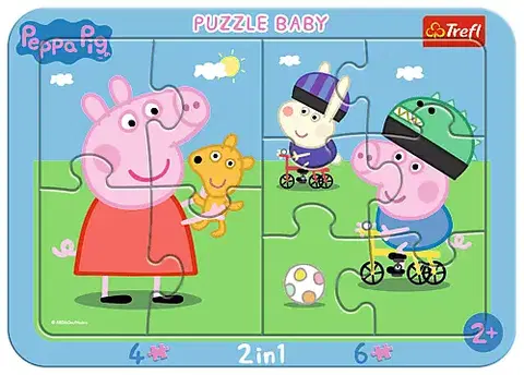 Hračky puzzle TREFL - Baby puzzle s rámečkem - Peppa Pig