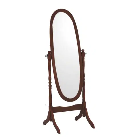 Zrcadla Stojanové zrcadlo 20124 masivní dřevo Tempo Kondela Ořech