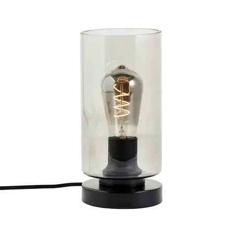 Stolní lampy Brilliant Stolní lampa Mesmer se skleněným stínidlem