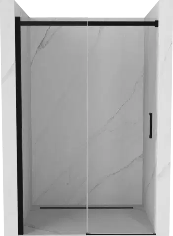 Sprchové kouty Sprchové dveře MEXEN OMEGA černé 110 cm