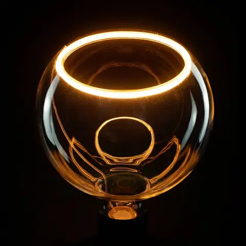 LED žárovky Segula SEGULA LED floating globe G150 E27 4,5W čirá