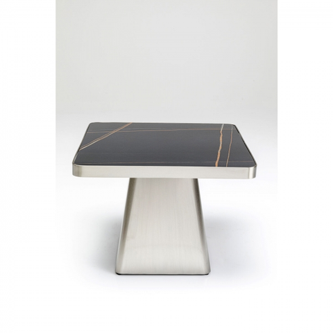 Odkládací stolky KARE Design Odkládací stolek Miler - stříbrný, 60x60cm