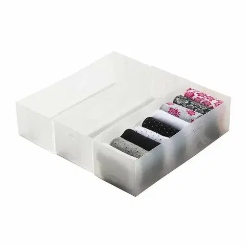 Úložné boxy Compactor 3dílná sada organizérů Optimo, 30 x 10,5 x 8 cm