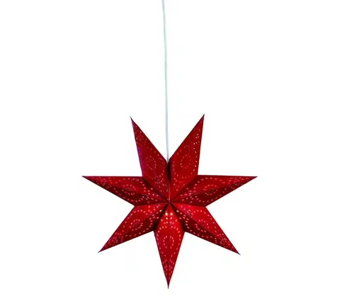Vánoční osvětlení Markslöjd 700122 - Vánoční dekorace SATURNUS 1xE14/25W/230V pr. 45 cm červená 