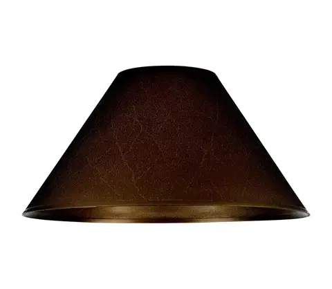 Lampy  Náhradní stínidlo E14 210x110 mm tmavě hnědá 