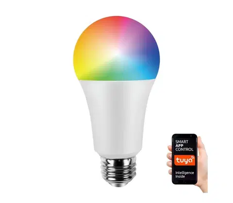LED osvětlení  LED RGB Stmívatelná žárovka A70 E27/11W/230V 2700-6500K Wi-Fi Tuya 