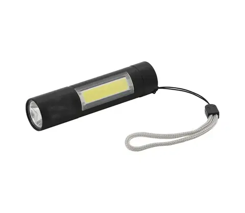 Čelovky  LED Nabíjecí svítilna LED/400mAh černá 