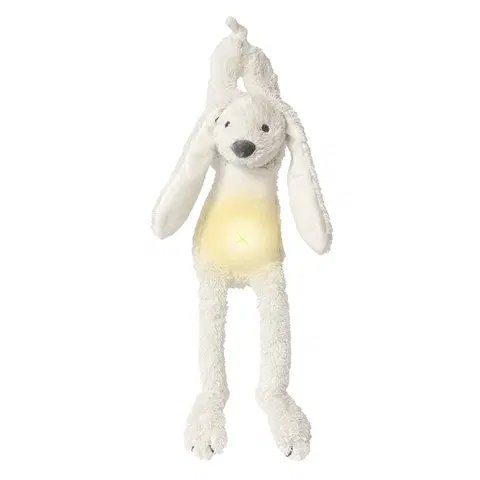 Hračky HAPPY HORSE - hudební králíček Richie se světýlkem - krémový 
velikost: 34 cm