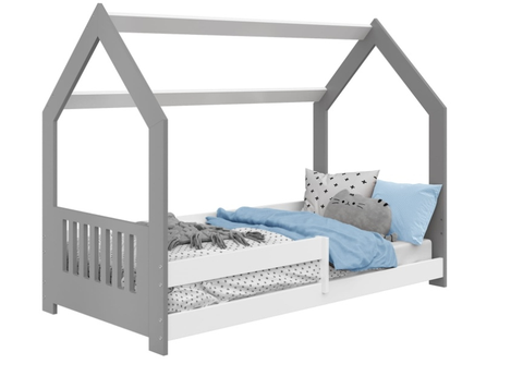 Postele Dětská postel SPECIOSA D5E 80x160, šedá/bílá
