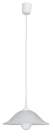 Klasická závěsná svítidla Rabalux závěsné svítidlo Alabastro E27 1x MAX 60W bílé alabastrové sklo 3905