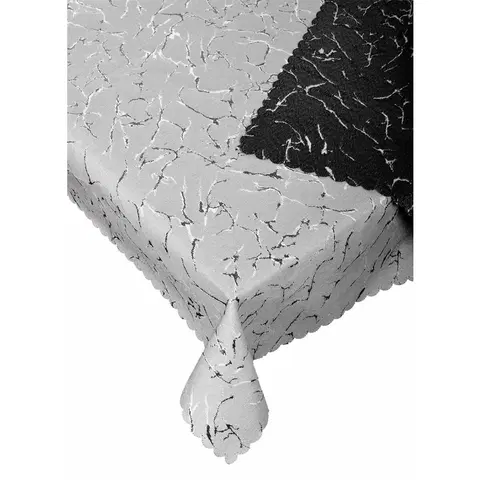 Ubrusy Forbyt, Ubrus žakárový, Decora Mar, šedý 40 x 155 cm