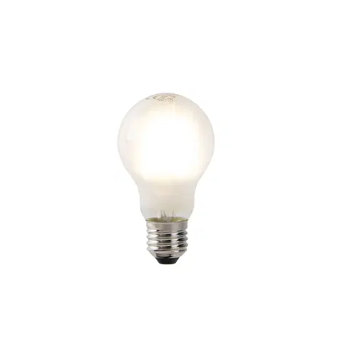 Zarovky LED žárovka A60 E27 4W 2700K matné vlákno stmívatelné