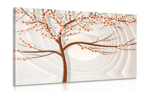 Abstraktní obrazy Obraz moderní strom na abstraktním pozadí