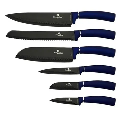 Kuchyňské nože Berlinger Haus 6dílná sada nožů Aquamarine Metallic Line 