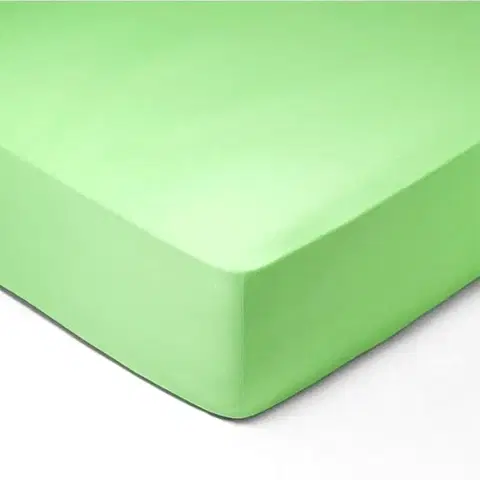Prostěradla Forbyt, Prostěradlo, Jersey, světle zelená 60 x 120 cm