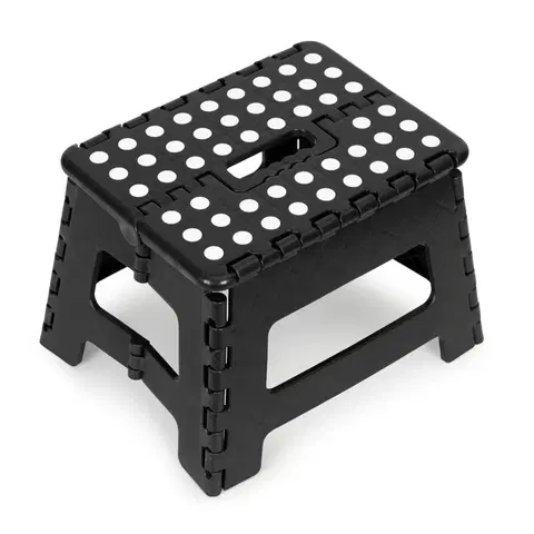 Stoličky MODERNHOME Skládací stolička TABOR 22 cm černá