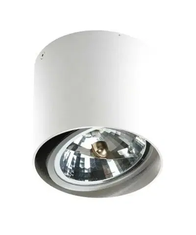 Moderní bodová svítidla Stropní přisazené bodové svítidlo AZzardo Alix white Az1356 QR111 G53 1x50W IP20 12V 13cm bílé