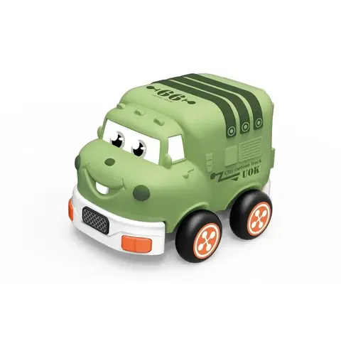 Hračky WIKY - Auto soft s tváří RC 13 cm zelené