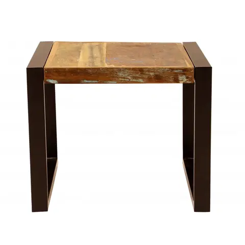 Konferenční stolky Konferenční stolek Retro 60x45x60 z recyklovaného mangového dřeva