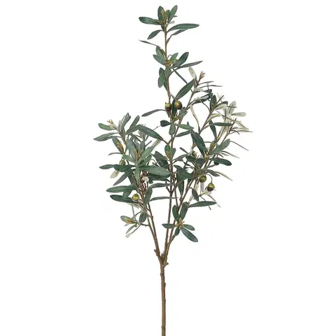 Květiny Umělá větev Olivovníku zelená, 81 cm