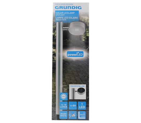 Zahradní lampy Grundig Grundig - LED Solární bodové svítidlo 1xLED/3,2V 