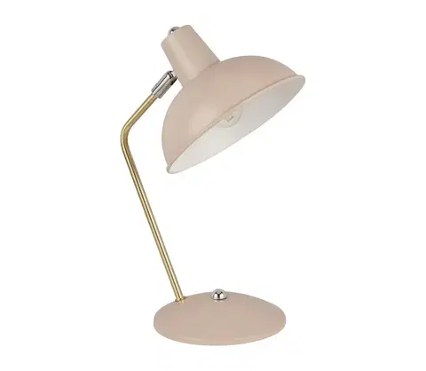 Lampy Searchlight Searchlight EU60985PI - Stolní lampa ABERDEEN 1xE14/7W/230V béžová 