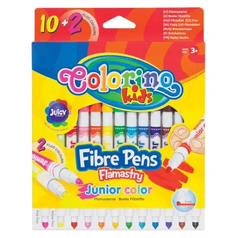 Hračky PATIO - Colorino fixy Junior 12 barev