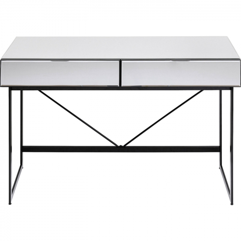 Psací stoly / Kancelářské stoly KARE Design Psací stůl Soran - černý, 120x50cm
