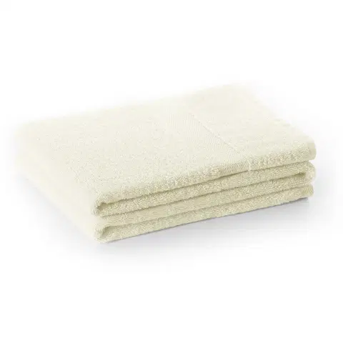 Ručníky Bavlněný ručník DecoKing Marina ecru, velikost 70x140