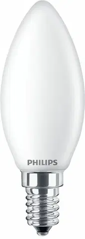 LED žárovky Philips CorePro LEDCandle ND 6.5-60W B35 E14 827 FROSTED GLASS