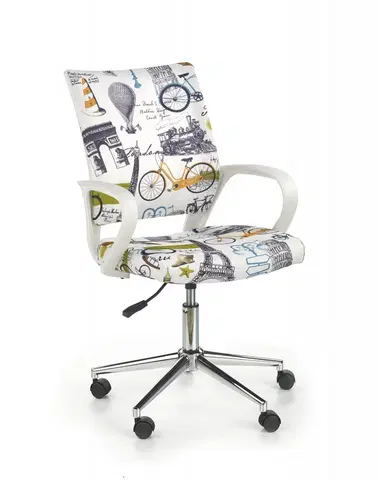 Kancelářské židle HALMAR Kancelářská židle Ira Paris vícebarevná