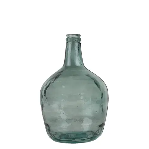 Dekorativní vázy Modrá skleněná váza z recyklovaného skla 4L - Ø19*31cm Mars & More AGGGFG4