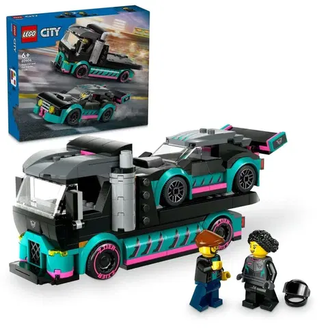 Hračky LEGO LEGO -  City 60406 Kamion se závodním autem