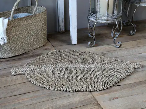 Koberce a koberečky Koberec ve tvaru listu z mořské trávy Leaf - 50*75cm Chic Antique 39042200 (39422-00)