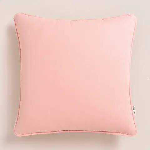 Dekorační povlaky na polštáře Elegantní povlak na polštář v pudrově růžové barvě 40 x 40 cm