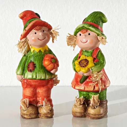 Dekorační figurky 2 dekorativní figurky "Fritz a Frieda"
