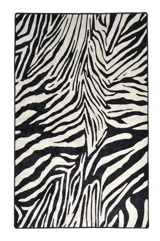 Koberce a koberečky Conceptum Hypnose Koberec Zebra 160x230 cm bílý/černý