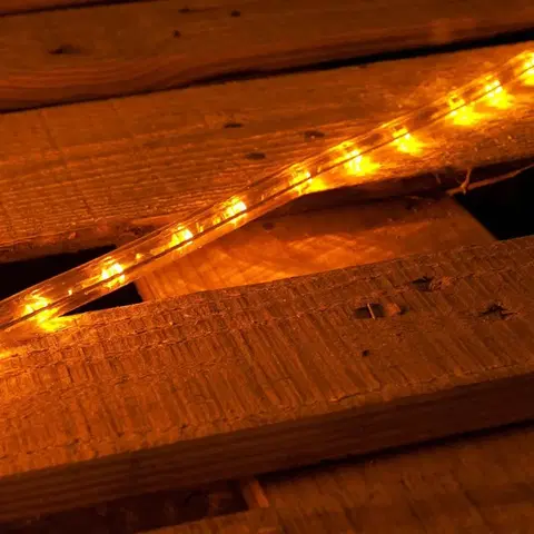 Světelné kabely DecoLED LED hadice - 1m, žlutá