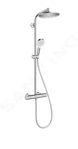 Sprchy a sprchové panely HANSGROHE Crometta Sprchový set S 240 Showerpipe s termostatem, EcoSmart 9 l/min, chrom 27268000