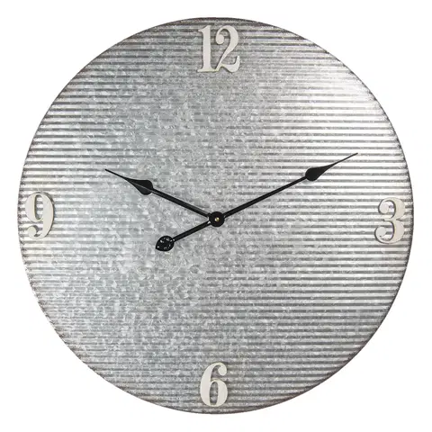Hodiny Nástěnné kovové hodiny Balast – Ø 60*5 cm / 1*AA Clayre & Eef 6KL0621