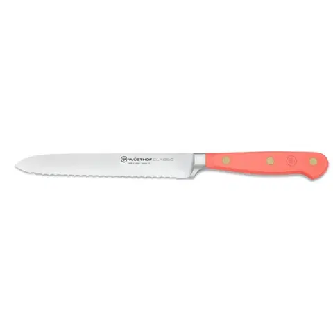 Kuchyňské nože Nůž na uzeniny Wüsthof CLASSIC Colour - Coral Peach 14 cm