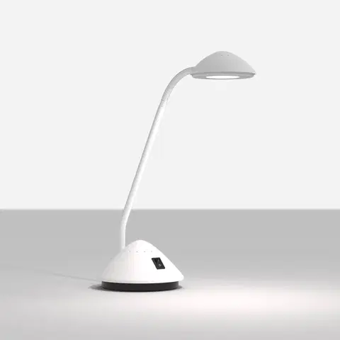 Stolní lampy kancelářské Maul Stolní lampa LED MAULarc s ohebným ramenem, bílá