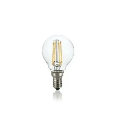 LED žárovky LED Filamentová žárovka Ideal Lux Sfera Trasparente 271620 E14 4W 430lm 3000K CRI90 čirá nestmívatelná