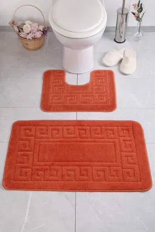 Koupelnové předložky L'essentiel Koupelnová sada koberečků ETHY oranžová