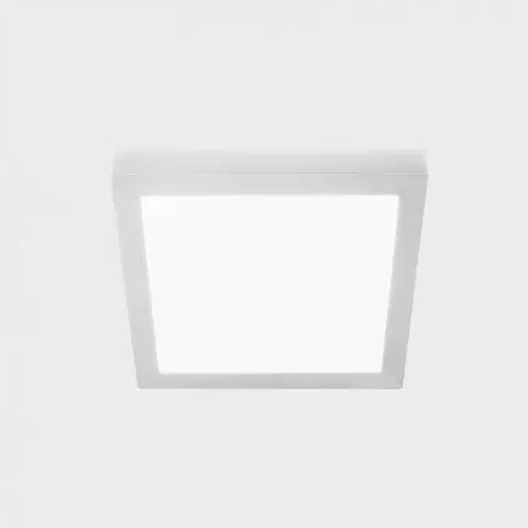 Klasická stropní svítidla KOHL LIGHTING KOHL-Lighting DISC SLIM SQ stropní svítidlo bílá 12 W 3000K 1-10V