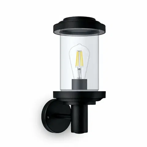 Zahradní lampy Philips Listra venkovní nástěnné svítidlo E27 max. 25W bez zdroje, černá